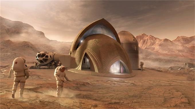 3D打印大赛获奖作品出炉：未来火星上的房子长这样！