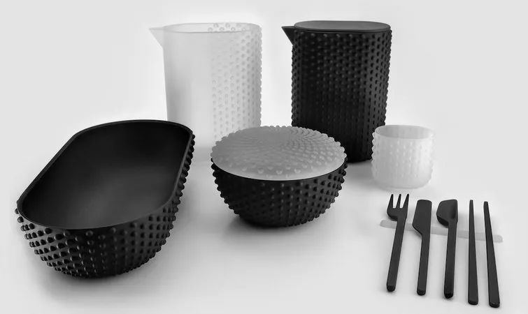 3D打印家居用品，完成了“一物多用”的设计理念。